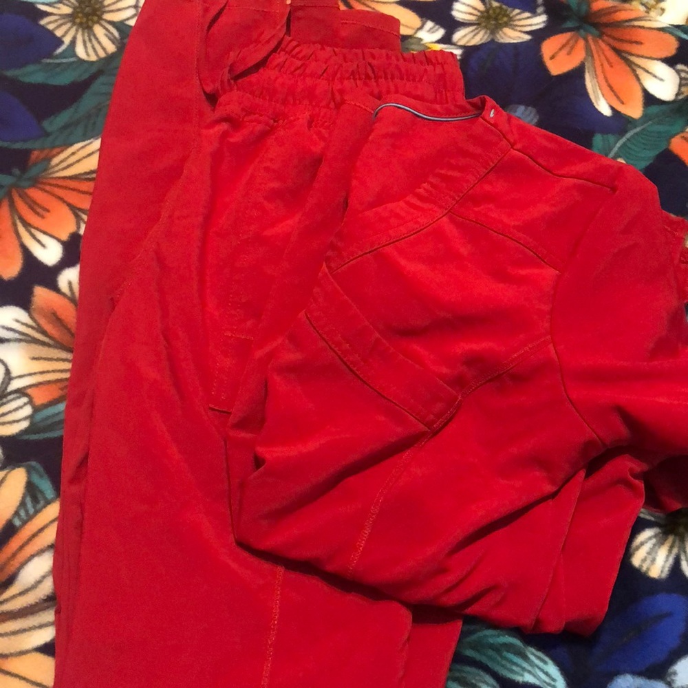 Red women’s scrubs